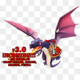 Monday, 23 March - Clash Of Clans Dragon Png, Transparent Png - clash of clans png