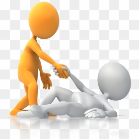 Transparent Helping Clipart - Someone Helping Someone Up, HD Png Download - helping hands png