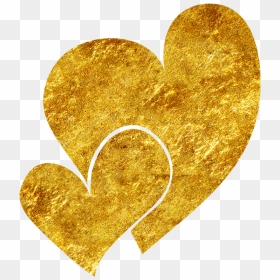 Heart Gold Medal Home - Transparent Background Gold Heart Png, Png Download - gold heart png