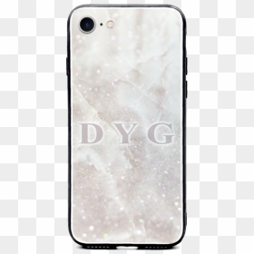 Iphone 8 Glass Phone Case Personalised With Initials - Mobile Phone Case, HD Png Download - sparkle effect png
