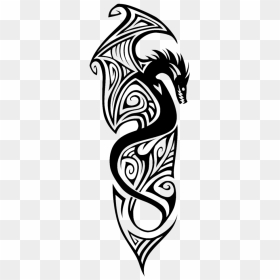 Arm Tattoo Png File - Sleeve Tattoo Transparent Background, Png Download - dragon tattoo png