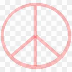 Symbols For Pink Peace Symbol - Peace Signs Transparent, HD Png Download - peace symbol png