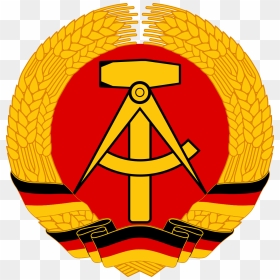 Ddr Coat Of Arms, HD Png Download - german flag png