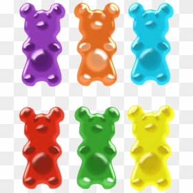 Gummy Bear Gummi Candy Clip Art - Gummy Bear Vector Free, HD Png Download - gummy bear png