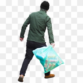 Trash Bag Png Image - Person Picking Up Trash Png, Transparent Png - trash bag png