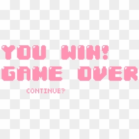 You Win Game Over, HD Png Download - you win png