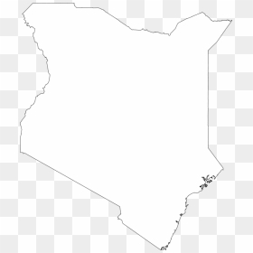 Kenya Outline Map - White Head Silhouette Png, Transparent Png - us map outline png