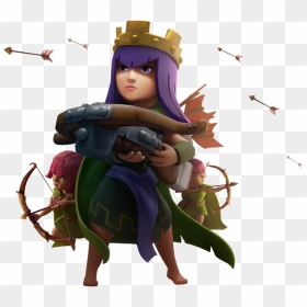 Clash Of Clans Clipart Archer - Archer Queen Coc Png, Transparent Png - clash of clans png