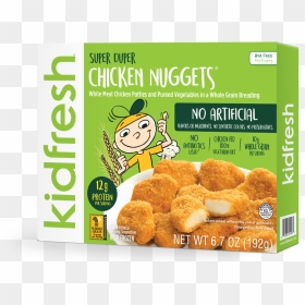 Super Duper Chicken Nuggets - Kid Fresh Pizza Bites, HD Png Download - chicken nuggets png