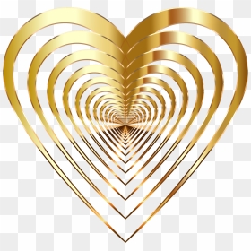 Gold Heart Clipart No Background Vector Clipart - Clip Art, HD Png Download - gold heart png