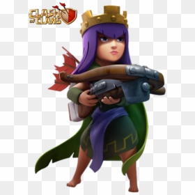 Clash Of Clan All Character - Archer Queen Png, Transparent Png - clash of clans png