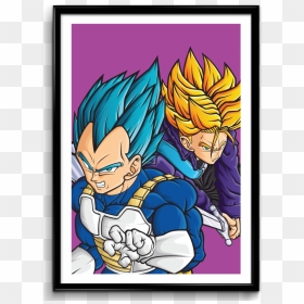 Vegetatrunks Poster Mock 2 - Dragon Ball Super Vegeta Y Trunks, HD Png Download - dragonball png