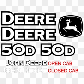 John Deere 50d Logo , Png Download - John Deere, Transparent Png - john deere logo png