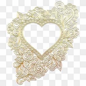 Heart, HD Png Download - gold heart png
