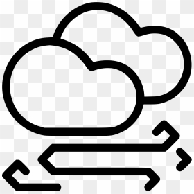 Clouds Storm Stormy Wind Windy Cloud - Foggy Symbol, HD Png Download - storm clouds png