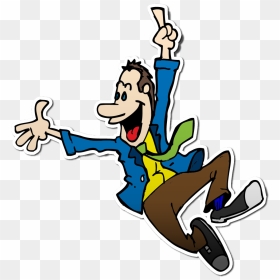 Excited Happy Man Clipart - Graphics, HD Png Download - happy man png