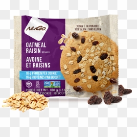 Nugo Double Chocolate Protein Cookie Canada, HD Png Download - oatmeal png