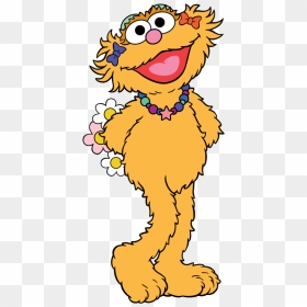 Pin By Marcia Rue On Carl - Zoe Sesame Street Characters, HD Png Download - sesame street png