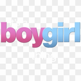It"s A Boy Girl Thing - Graphic Design, HD Png Download - its a girl png