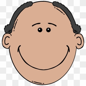 Old, World, People, Happy, Man, Faces, Face, Cartoon - Bald Clipart, HD Png Download - happy man png
