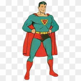 Drawing Superman Comic Huge Freebie Download For Powerpoint - First Superman Comic, HD Png Download - superman flying png