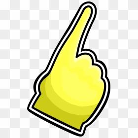 Foam Finger Pixel Png , Png Download - Clip Art, Transparent Png - foam finger png