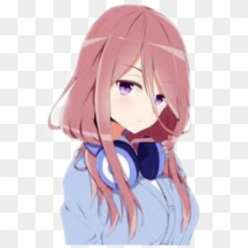 #miku Nakano - Miku Go Toubun Wallpaper Hd, HD Png Download - miku png