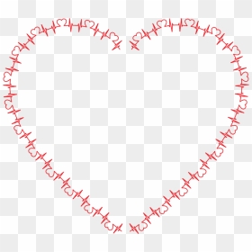 Heart Shaped Ekg Rhythm - Ekg Rhythm In A Heart Shape, HD Png Download - ekg png