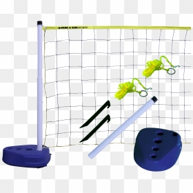 Volleyball Pool Set, HD Png Download - volleyball net png