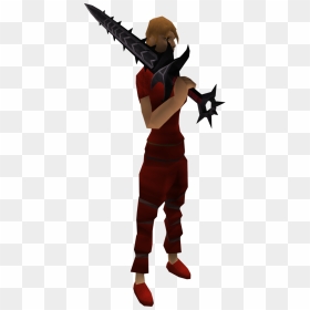 Runescape Black 2h, HD Png Download - sword png black