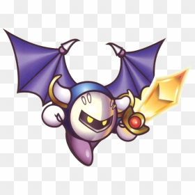 Thumb Image - Kirby Meta Knight Flying, HD Png Download - meta knight png
