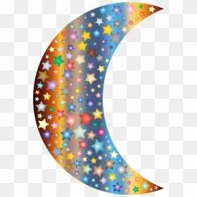 Confetti,circle,moon - Sock, HD Png Download - cresent moon png