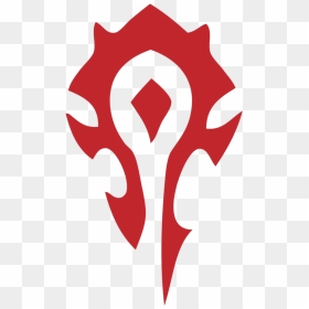 Wow Clipart Logo - World Of Warcraft Horde Logo Png, Transparent Png - world of warcraft png