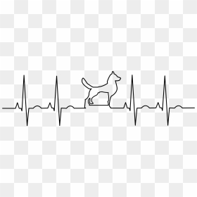 Dog Ekg Clip Arts - Dog Heart Disease Cartoon, HD Png Download - ekg png
