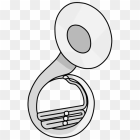 Sousaphone Drawing Mellophone Tuba Clip Art, HD Png Download - tuba png