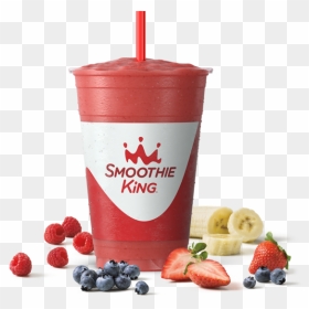 Sk Wellness Immune Builder Mixed Berry With Ingredients - Pure Recharge Strawberry Smoothie King, HD Png Download - smoothies png