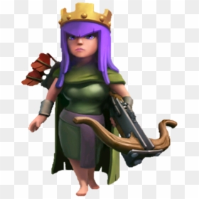 Clash Of Clans Archer Queen Png , Png Download - Clash Of Clans Archer King, Transparent Png - clash of clans png