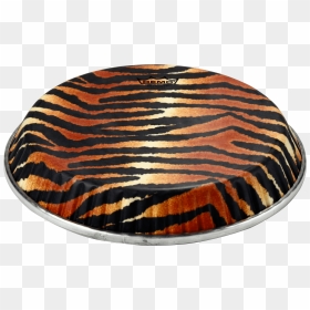 Remo Symmetry Skyndeep Conga Drumhead-tiger Stripe - Tiger, HD Png Download - tiger stripes png