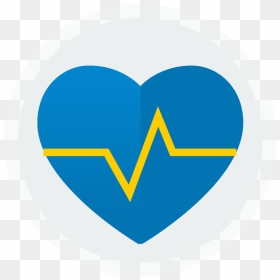 Icon Of A Heart With An Ekg Line Going Through It - Heart Rate, HD Png Download - ekg png