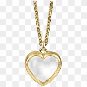 Stow Lockets Medium Gold Heart Locket Pendant - Locket, HD Png Download - gold heart png