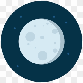 Moon Icon Vector - Circle, HD Png Download - moon icon png