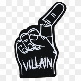 Marty Scurll Villain Logo, HD Png Download - foam finger png
