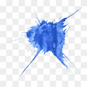 Blue Watercolor Splatter 18 1024×872 - Aquarela Png Azul, Transparent Png - mud splatter png