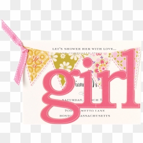 It"s A Girl Banner Png - Portable Network Graphics, Transparent Png - its a girl png