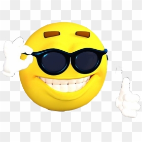 Sunglasses Thumbs Up Emoji, HD Png Download - vhv
