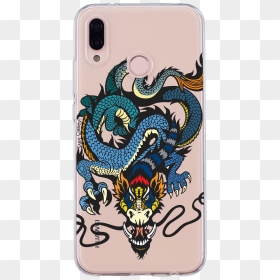 Dragon Tattoo Phone Case"  Class= - Dragon Front View Png, Transparent Png - dragon tattoo png