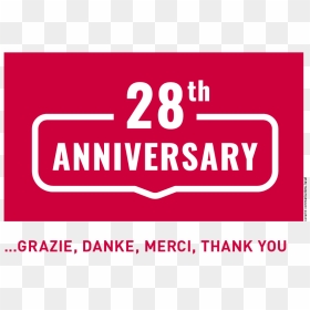 28th Anniversary Png Clipart , Png Download - Merket For God Design, Transparent Png - anniversary png