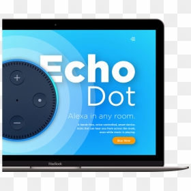 Amazon Echo Dot - Electronics, HD Png Download - amazon echo png
