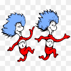 Thing 1 And Thing 2 Png, Transparent Png - thing 1 and thing 2 png