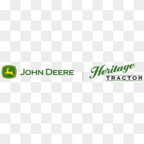 Heritage Tractor, HD Png Download - john deere logo png